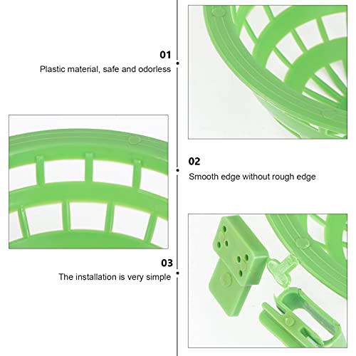 Image of Mipcase Home or Pet Bird's Store Use Easy Install Bird Nest Basin Durable Plastic for Pigeon Nesting Material
