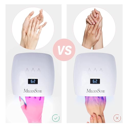 Image of MelodySusie Premium Fingerless Protection UV Gloves for Gel Manicures
