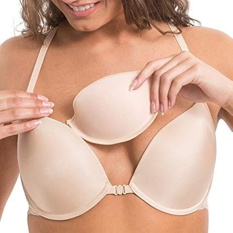 MAGIC Bodyfashion Women's Watersoft Push-Up Pads, Latte, 14 (Size:C/D) (Pack of 2) Cover