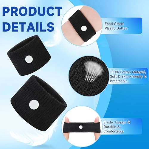 Image of Motion Sickness Bracelets for Adults and Kids Motion Sickness Bands Nausea Relief for Pregnant Women Acupressure Nausea Relief for Car, Sea, Air Sickness