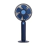 ✲✲ Deloito USB-Ventilator Tragbar USB Tischventilator Lüfter Portable Fans 360 Grad Drehung Persönlicher Ventilatoren mit Metallbügel für Büro Reisen Outdoor Handventilator Tragbarer Mini USB Ventilator mit aufladbare Basis Tischventilator mit Aroma Diffuser für Büro Reisen Mini Silent Handventilator Tragbar Handventilator mit 2X 2000mAh Akku und Ladegerät Aromatherapie-Ventilator Handventilator tragbarer USB Tischlüfter mit ätherischem Standventilator 2600mAh Handventilator Wiederaufladbar