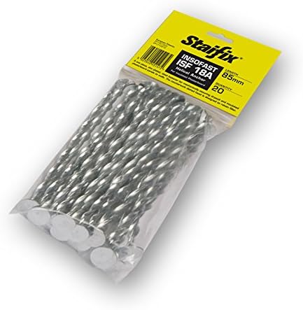85MM STAIFIX INSOFAST 18A GALVANISED PLASTERBOARD Fixing - 20 Pack
