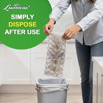 LAUNDRYLUX Heavy Duty Dry Sweeping Cloths Refills Compatible with Swiffer Sweeper, Multi Surface Pet Dry Pads Refill, Floor Cleaner for Dust, Hair, Dirt, Disposable Duster Mop Pad - 32 Count