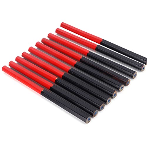 Set de 10 Lápices Carpintero, Núcleo Hexagonal, Madera de Pino miniatura 6