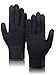 TRENDOUX Thermo Handschuhe Herren Damen: Unisex Merino Wolle Warme Winterhandschuhe, Elastische Smartphone Touchscreen Handschuhe Mit Weichem Innenfutter Zum Fahren und Spazieren – Schwarz L