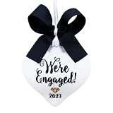 We're Engaged Ornament, Couples Engagement Gifts, Newly Engaged Gifts, Engagement Ornament 2023 Pers