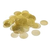 100 Pack Brass Pipe Screens, 3/4 Inch Brass Screen Filter, Metal Mesh Filter Screen for Pipe Bowls (100)