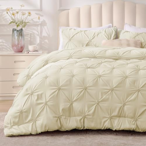 Image of BEDELITE Twin Comforter Set Beige,Lightweight & Soft Comforter