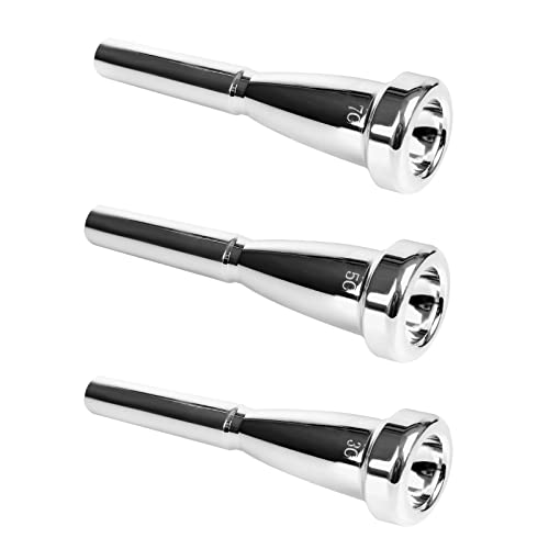 Trumpet Mouthpiece 7C 5C 3C, Trumpet Mouthpieces Replacement Musical Instruments Accessories Suitable for Yamaha Bach Conn King for Beginners and Professional Players(7C) - Thumbnail 5