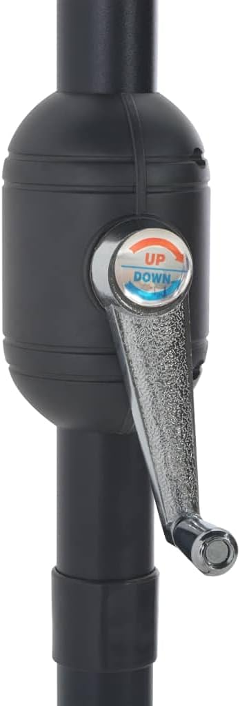 Garden parasols Balcony Parasol with Aluminium Pole Half Patio Umbrella Canopy Shade Outdoor parasols