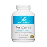 Natural Factors - WomenSense MenoSense Menopause Formula, Natural Support for Hot Flashes & Night Sweats, 180 Vegetarian Capsules