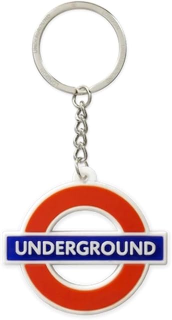 London Underground Roundel Underground Rubber Keyring (gwc)