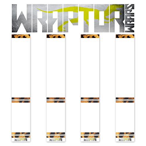 na-1 Wraptor Wraps Archery Arrow Wraps - Cheetah HD Arrow Wraps - Bands Wrap Design - Pack of 13-150mm Length - Small Width