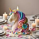 Unicorn Silicone Candle Mold, 3D Animal Resin Casting Molds for Epoxy Resin Craft, Soap & Home Decoration, Silicone Candle Making Supplies