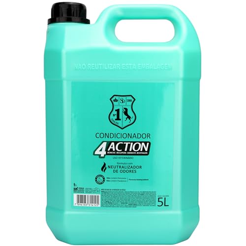 Sanol Dog Condicionador Para Pêlos De Cães 4Action 5 Litros Verde