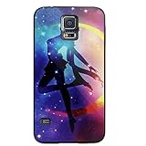 sailor moon anime logo galaxy For Samsung Galaxy S5 Black Case
