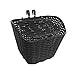 Vaveren Front Bike Basket Carrying Case Waterproof Easy to Install Cycling Accessories Carrier Hanging Basket for Mountain Road Bikes, Black