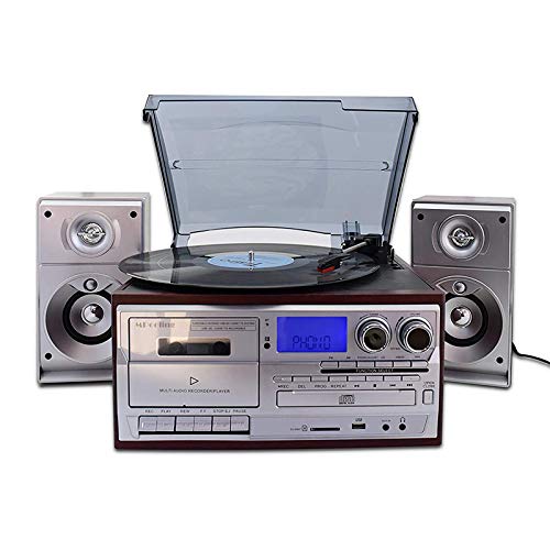 WUBAILI Tourne-Disque Bluetooth 33/45/78 Platine Vinyle avec Haut-Parleurs, CD, Cassette, Radio AM/FM Et Entrée Auxiliaire avec Port USB Et Encodage SD, Lecteur De Musique Autonome - Les Beatles, Paul McCartney, John Lennon, RIngo Starr, George Harrison WUBAILI Tourne-Disque Bluetooth 33/45/78 Platine Vinyle avec Haut-Parleurs, CD, Cassette, Radio AM/FM Et Entrée Auxiliaire avec Port USB Et Encodage SD, Lecteur De Musique Autonome