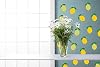 Lemon Stencils, 5 Pcs Summer Painting Stencils for Farmhouse Wood Signs Welcome Lemon Reusable Mylar Template for Pillows Wall Scrapbook Card Making DIY Craft 5.9"x5.9" #3