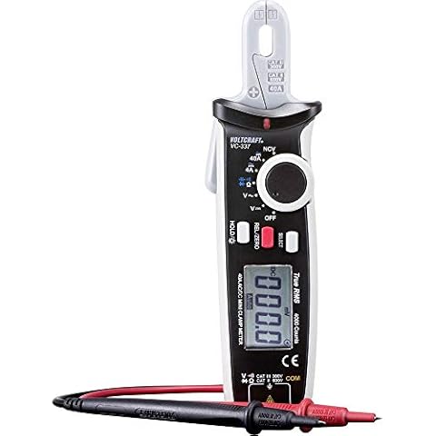 VOLTCRAFT VC-337 Stromzange digital CAT III 300 V, CAT II 600 V Anzeige (Counts): 4000 Cover
