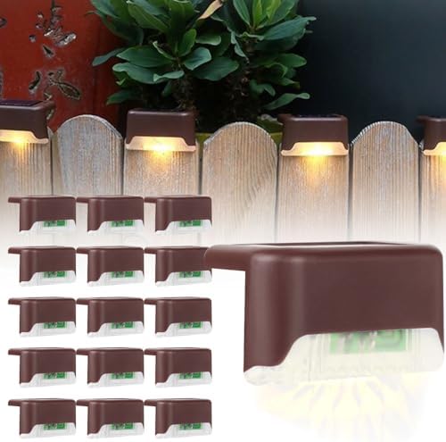 Luci Solari Da Esterno A LED, 6 Pezzi, Impermeabili IP65, Con Pannello 4,7 Pollici, Per Recinzioni, Scale E Terrazzi