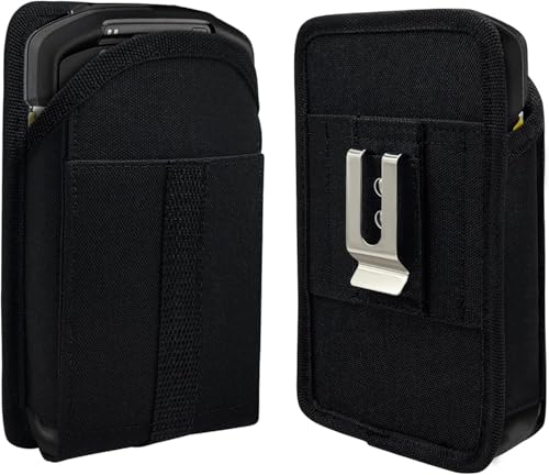 Zebra Scanner Holster, CBUS - Funda de Transporte para Zebra TC77, TC70, TC70x, TC75, TC75x, M60, MC67 Soporte Resistente para escáner de código de Barras con Clip de cinturón de Metal