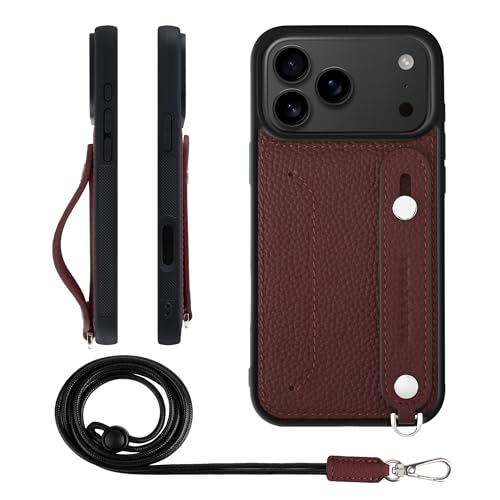 HANATORA for iPhone 17ProMax �P�[�X �{�v �ϏՌ� �w�ʃx���g �X�g���b�v�����O �X�}�z�P�[�X �X�}�z �X�^���h�@�\ �l�b�N�X�g���b�v �t�� �J�[�h�|�P�b�g �V�������N���U�[ �M�t�g ���C�� CGHGZ-17ProMax-Win