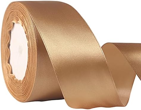 Blue Satin Ribbon 40mm×22m Double Fabric Ribbon Craft Ribbons for Sewing Gift Wrapping Gift Wrapping Bouquet DIY Boxes Decoration