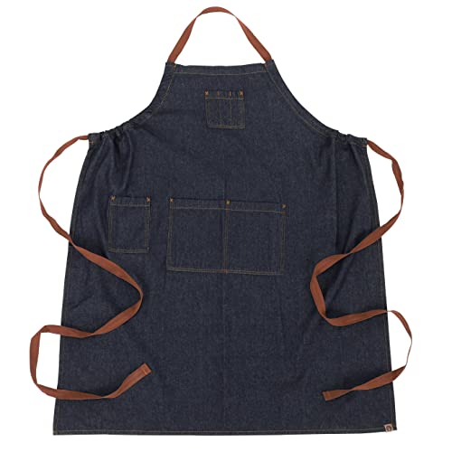 Chef Worchef Works Unisex Memphis Chefs Bib Apron, Indigo Blue, One Sizeks Unisex Memphis Chefs Bib Apron, Indigo Blue, One Size #TOP7