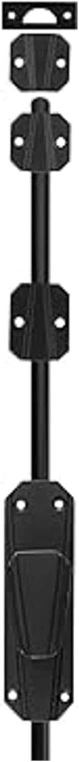 Art Deco Window & Cabinets | Soild Cast Iron Cremone Bolt | Black Powder Coated | Modern Design | Durable Upto 6 feet