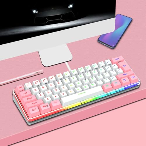 Clavier Gaming Mécanique Compact avec Rétroéclairage RGB Fluide - 5