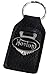 Norton Motorcycle Leather and Enamel Key Ring Key Fob
