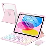 Forte adsorption magnétique, rotation à 360 degrés : cet étui de protection est fabriqué en cuir synthétique de qualité supérieure et dispose de 16 aimants puissants intégrés, qui peuvent absorber fermement le clavier pour empêcher le clavier de bouger et de tomber. La coque arrière peut être tournée à 360 degrés, permettant à la tablette d'être debout horizontalement ou verticalement, vous permettant de regarder des vidéos ou de lire à un angle confortable