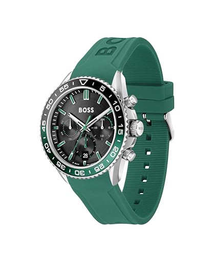 Image of BOSS Men's Quartz Chronograph Watch, Multi Dial, Innovative and Water Resistant up to 50 Meters 5ATM, Gift for Him