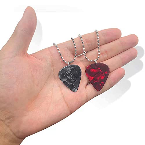 Eddie Munson Collier médiator de guitare Hellfire Club- Cadeau d’Halloween Cosplay pour adolescents, filles, femmes et… - Les Beatles, Paul McCartney, John Lennon, RIngo Starr, George Harrison Eddie Munson Collier médiator de guitare Hellfire Club- Cadeau d'Halloween Cosplay pour adolescents, filles, femmes et… – Image 4