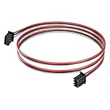 1m Filament Runout Sensor Cable for 3D Printers, 3-Pin Laser Sensor Wire with Dual 2.54mm Connectors for DIY Upgrades