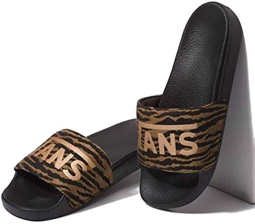 Vans Vans Womens Slide On Sandal UR3 Woven Tiger Black 5
