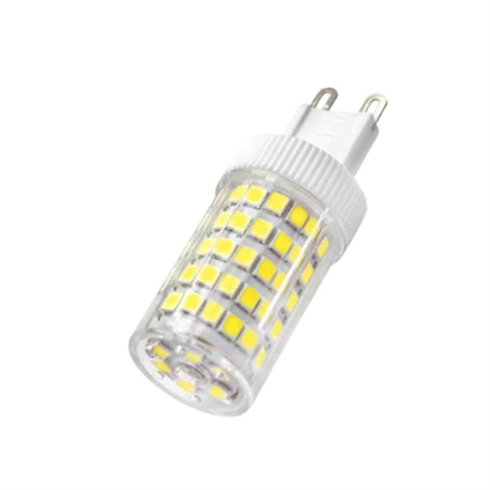 YSJX Lighting, Confezione da 10, Lampada LED in ceramica di mais 10W G9-Pin 2835SMD AC220V Sorgente luminosa a LED senza sfarfallio Lampadine per la casa(Blanc)