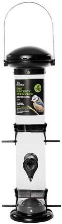 Tom Chambers Giant Heavy Duty Flick 'n' Click Seed Feeder - 6 Port