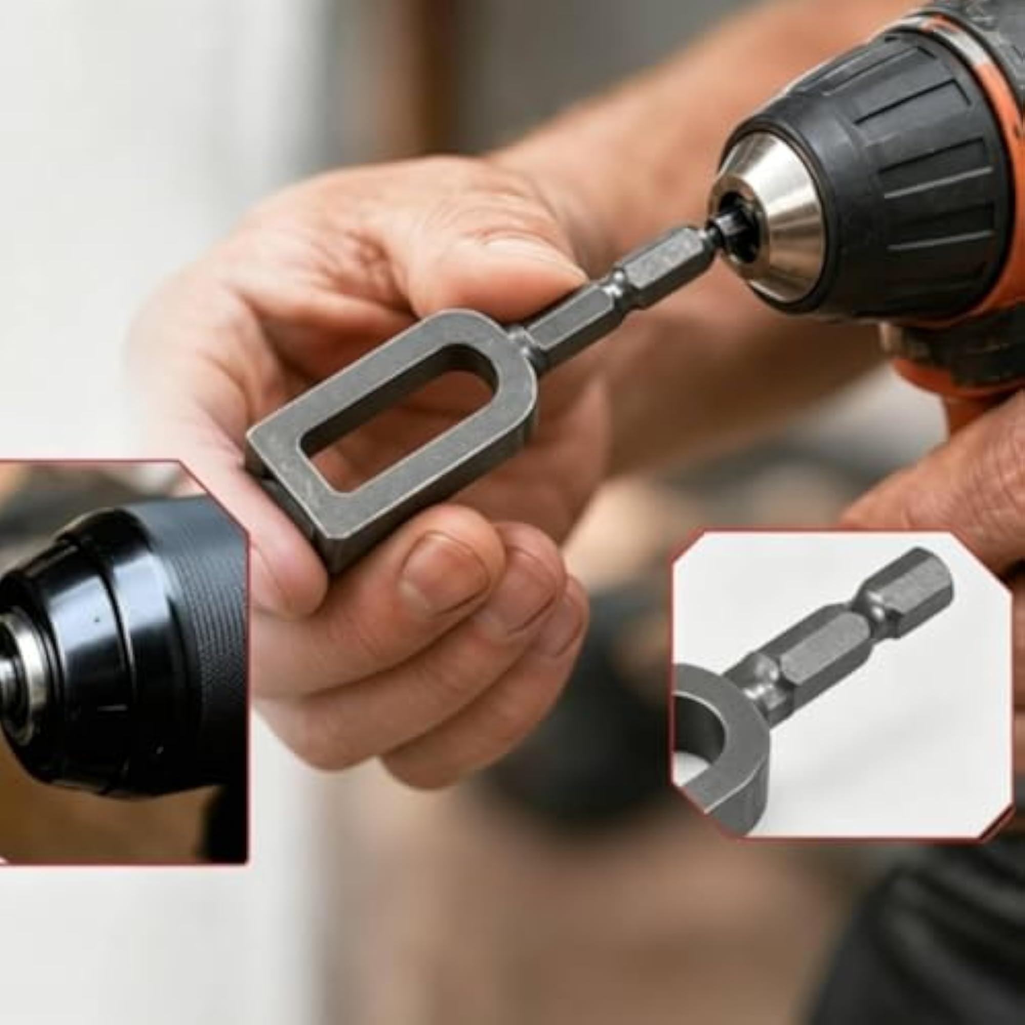 Fence Wire Wrapping Drill Attachment