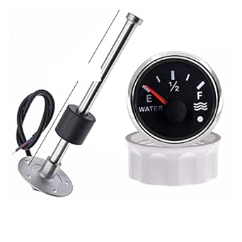 Amazon.com: Liquid Level Sensor Water Level Gauge with Alarm Light ...