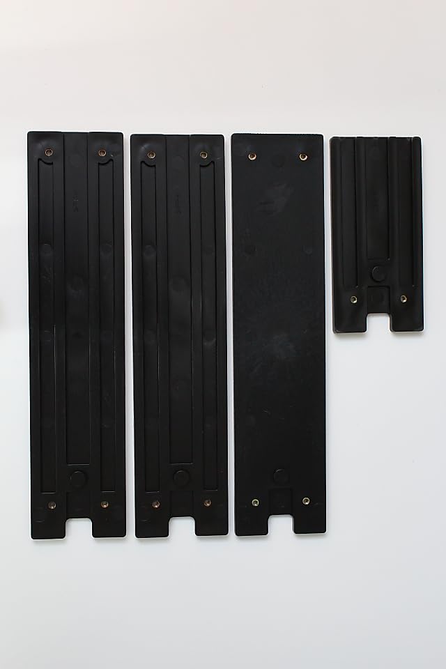 Scheppach Kunststoffführungen (1 Satz = 4 Stück) | Original Ersatzteil für Holzspalter Compact 15t, HL1200, OX 3-1000 | Führungsplatten Gleitplatten