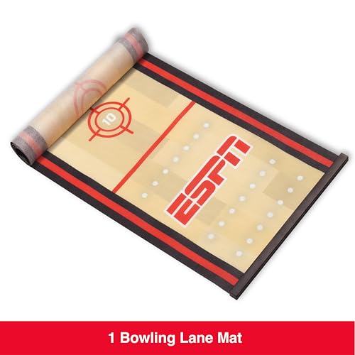 ESPN Kids Bowling Set, Tabletop Bowling Game Ideal for Indoor Games and Family Game Night, Mini Bowling for Kids Aged 6 and Up - Thumbnail 2