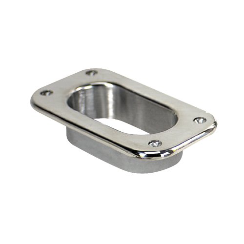 Écubier hawse pipe 4" x 2" Whitecap encastrable en inox marin 316