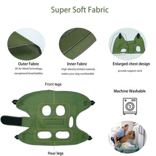 Mklhgty Dog Grooming Hammock for Trimming Nails and Ear/Eye Care, Sling for Grooming with Nail Clipperse — view 3