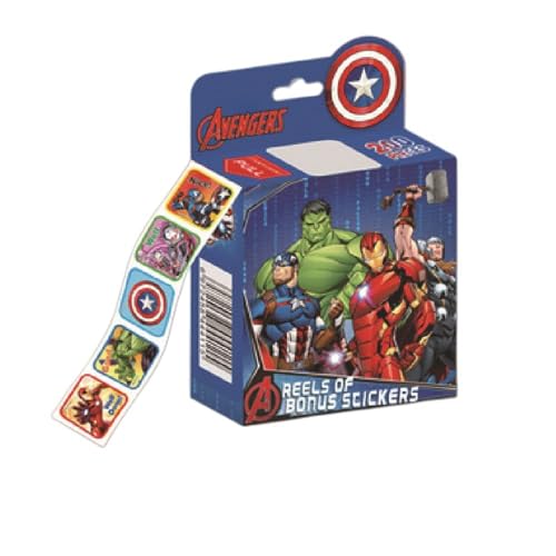 FEIFEI'S BOW 200pcs Kids Toddlers Princess Elsa Mickey Mouse Dinosaur Stickers Party Bag Fillers Boys Girls Teachers as Reward Craft Scrapbooking in Box Gift Set (Aven)