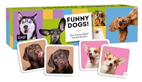 Memo-Spiel: Funny dogs! Mit 60 lustigen Hunde-Motiven von süß bis frech für Hundefans von 6-99 Jahren