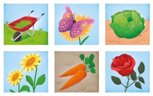 Ravensburger - Loto - Silence ça Pousse Junior - Jeu Educatif - Jeu d'association et de Reconnaissance des Images - De 1 à 5 Joueurs et à partir de 2 Ans - 20967