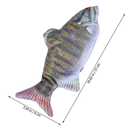 Brinquedo Eletrônico De Peixe Brinquedo De Apanhador De Animais De Estimação Pelúcia Tiflosão Brinqu