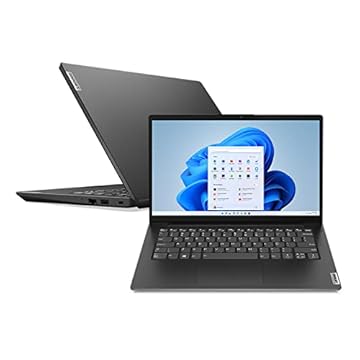 Notebook Lenovo V14 i5-1235U 8GB 256GB SSD W11 Pro 14" FHD 82UL0015BR Preto